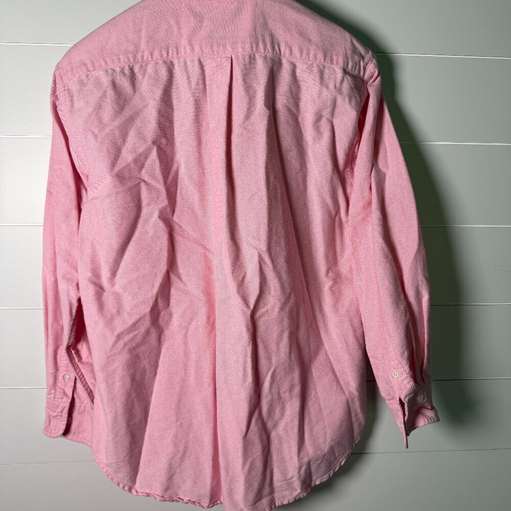 Lauren Ralph Lauren Women's Sz 10 Pink Button Down Shirt - Picture 4 of 7